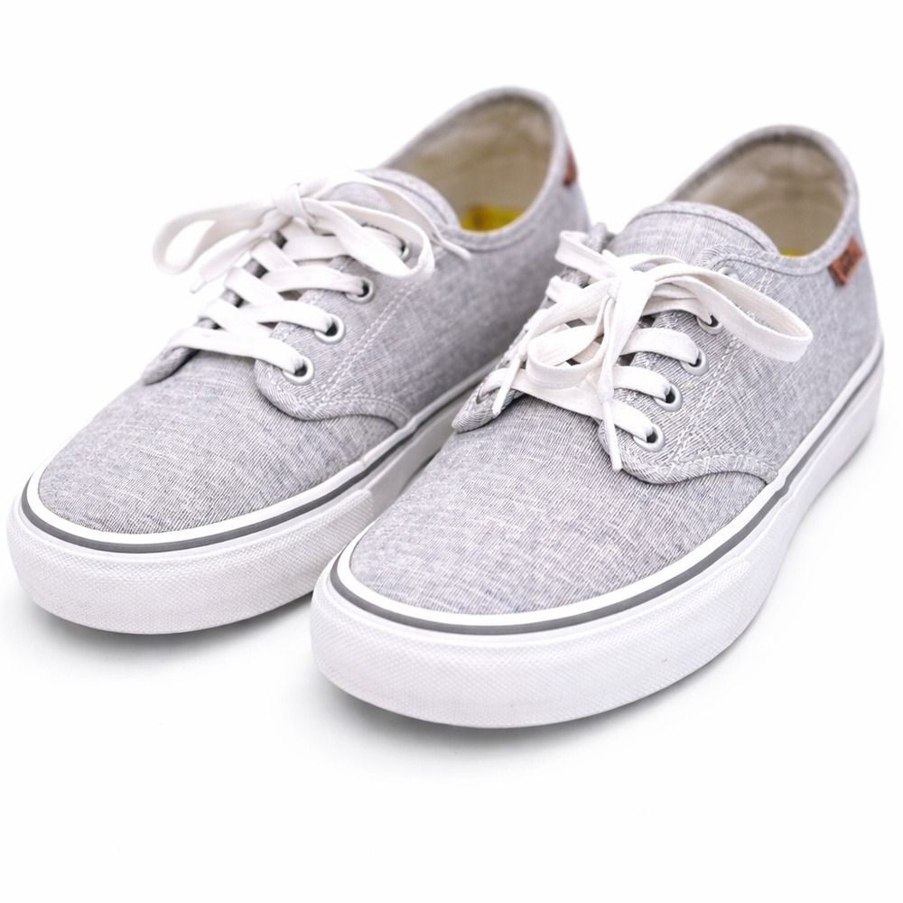 Vans Authentic Ortholite Gray Casual Shoes Womens Size 9 Lightweight Comfort Fit